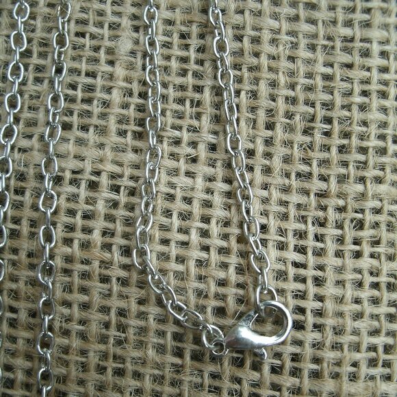 Lotus Flower Pentacle Glass Cabochon Pendant Necklace - Picture 10 of 13